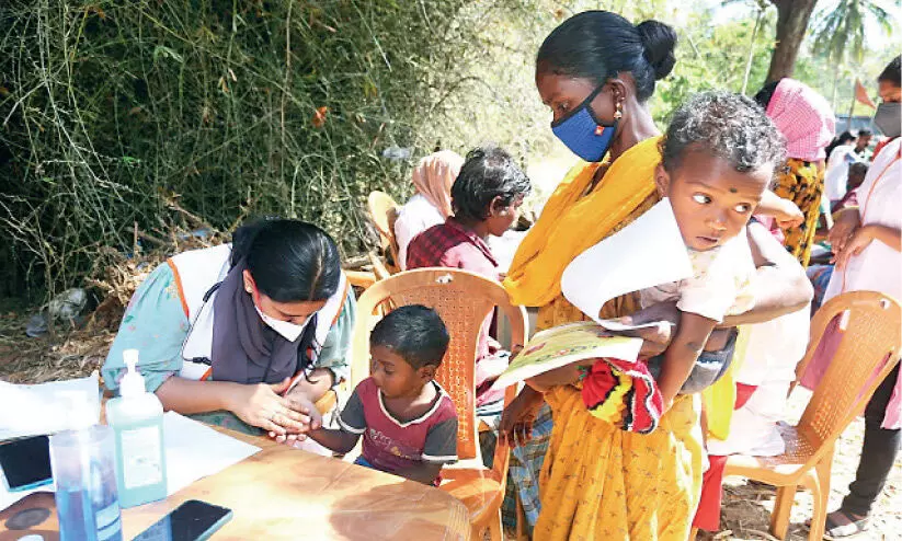 Hospital traveling in tribal areas
