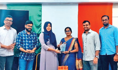 സമീഹ ജുനൈദിന് കൾച്ചറൽ ഫോറം ആദരം