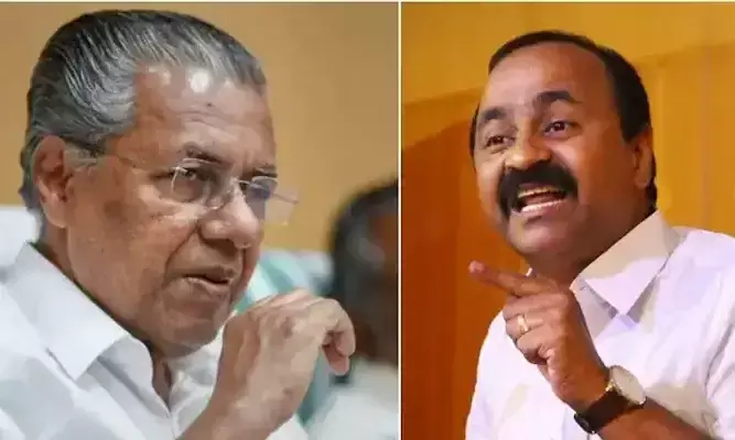 vd satheesan and pinarayi vijayan