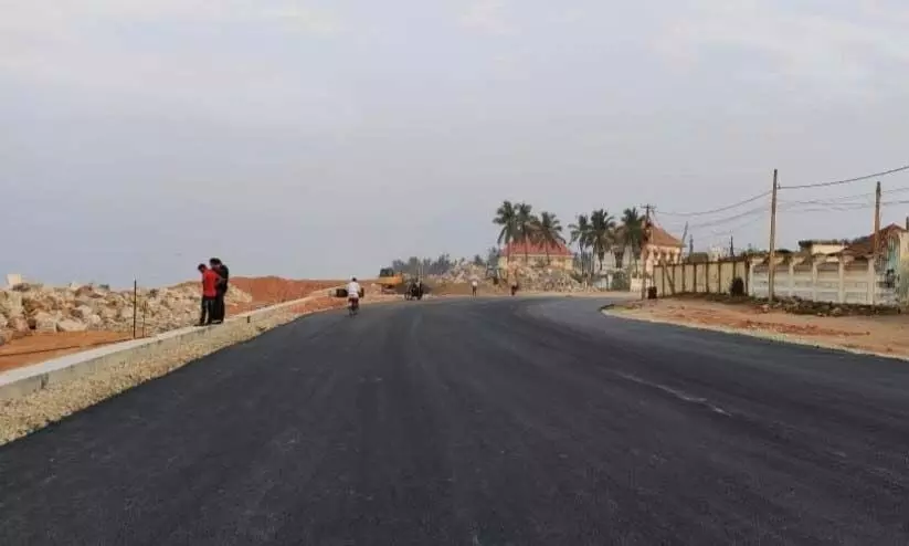 Shangumugham airport road Shangumugham airport road