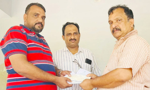 കൊയിലാണ്ടി താലൂക്ക് അസോ. ധനസഹായം കൈമാറി