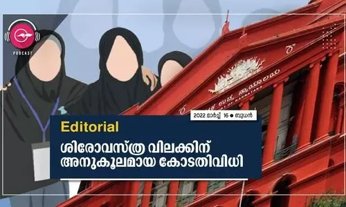ശിരോവസ്ത്ര വി​ല​ക്കി​ന്​ അ​നു​കൂ​ല​മാ​യ കോടതിവി​ധി