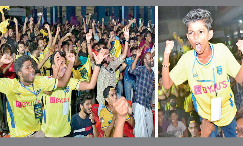 Malappuram in Kerala Blasters excitement Malappuram in Kerala Blasters excitement