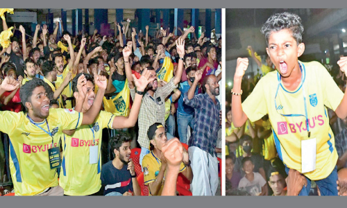 Malappuram in Kerala Blasters excitement Malappuram in Kerala Blasters excitement