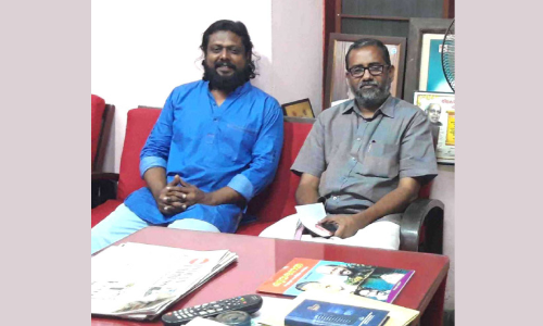 The love lines written by Minister Prasad were sung by a friend; Viral on social media