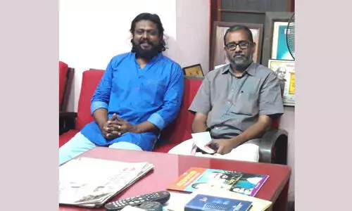 The love lines written by Minister Prasad were sung by a friend; Viral on social media