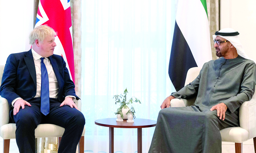 ബ്രി​ട്ടീ​ഷ് പ്ര​ധാ​ന​മ​ന്ത്രി യു.​എ.​ഇ​യി​ൽ