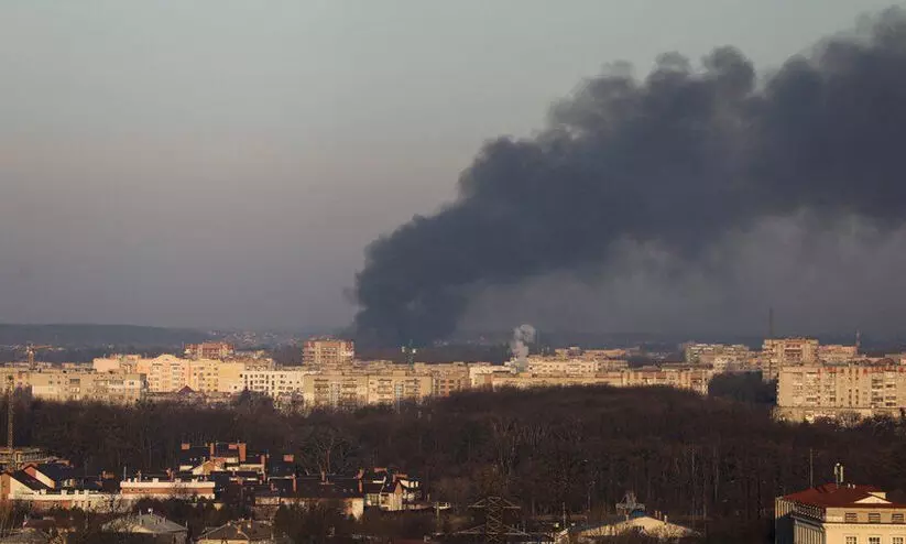 യുക്രെയ്നിലെ വിമാന അറ്റകുറ്റപ്പണി കേന്ദ്രം റഷ്യ തകർത്തു