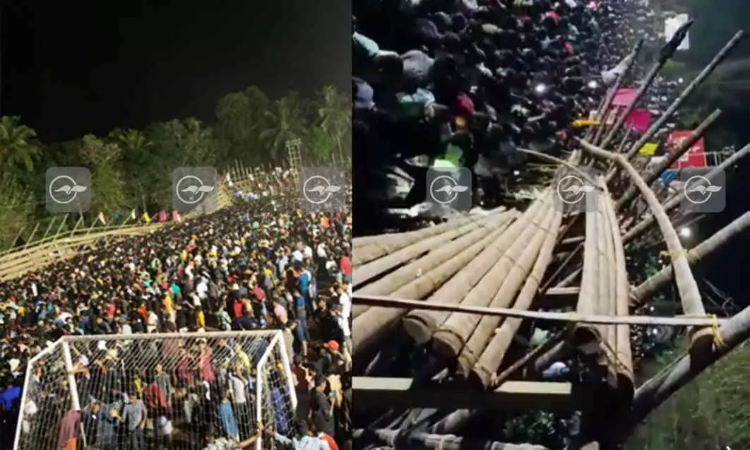 football gallery accident football gallery accident