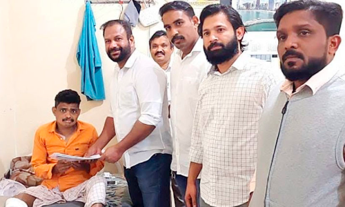 ദു​രി​ത​ങ്ങ​ൾ​ക്കൊ​ടു​വി​ൽ ഷൈ​ജു​വി​ന്  നാ​ട​ണ​യാ​ൻ വ​ഴി​യൊ​രു​ങ്ങി