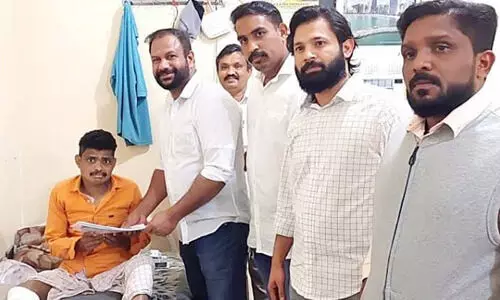 ദുരിതങ്ങൾക്കൊടുവിൽ ഷൈജുവിന് നാടണയാൻ വഴിയൊരുങ്ങി ദുരിതങ്ങൾക്കൊടുവിൽ ഷൈജുവിന് നാടണയാൻ വഴിയൊരുങ്ങി