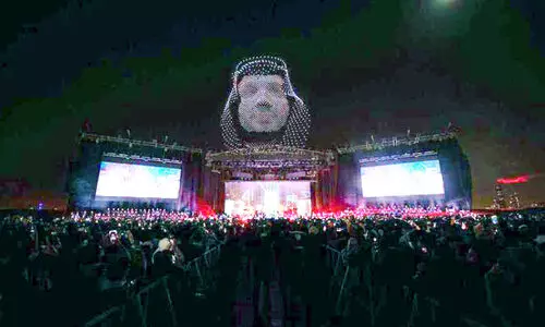 റി​യാ​ദ് സീ​സ​ൺ: ശ്ര​ദ്ധേ​യ​മാ​യി എ​യ​ർ​ക്രാ​ഫ്റ്റ് സ്ക്രീ​ൻ