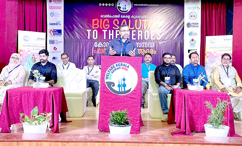 സേ​വ​ന​ത്തി​​ന്റെ ആ​ഘോ​ഷ​മാ​യി കോ​വി​ഡ്കാ​ല   ഹീ​റോ​ക​ൾ​ക്ക്​ ആ​ദ​രം