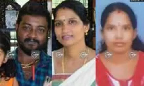 ഭർത്താവ് തൂങ്ങിമരിച്ചതറിഞ്ഞ് പോയ ഭാര്യയും സഹോദരിയും കാറിടിച്ച് മരിച്ചു