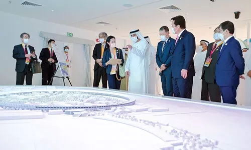 എക്സ്​പോ 2025:  ശൈഖ്​ ഹംദാൻ ജപ്പാൻ മന്ത്രിയുമായി കൂടിക്കാഴ്ച നടത്തി