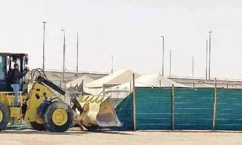 അഹ്മദി മുനിസിപ്പാലിറ്റി 18 തമ്പുകൾ നീക്കി