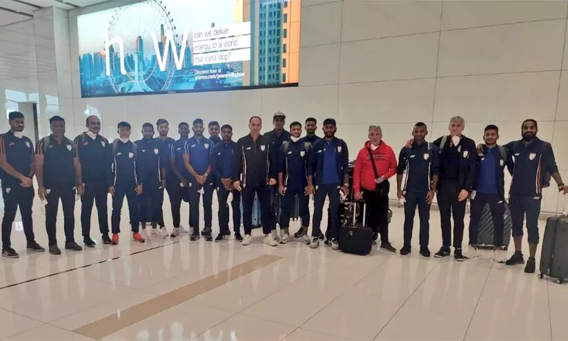 വിസ തടസ്സം; ഇന്ത്യൻ ടീമിലെ ഏഴു പേർക്ക് ബഹ്റൈനിൽ എത്താനായില്ല വിസ തടസ്സം; ഇന്ത്യൻ ടീമിലെ ഏഴു പേർക്ക് ബഹ്റൈനിൽ എത്താനായില്ല