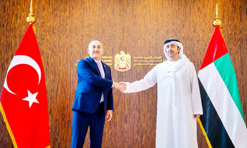 യു.എ.ഇ-തുർക്കി വിദേശകാര്യ മന്ത്രിമാർ കൂടിക്കാഴ്ച നടത്തി