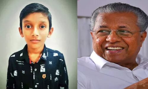 ആ​റാം ക്ലാ​സുകാരൻ ക​ത്ത​യ​ച്ചു: കോ​ഴി​ക്കോ​ട് ബീ​ച്ചി​ൽ ടോ​യ്​​ല​റ്റ് കോം​പ്ല​ക്സ് സ്ഥാ​പി​ക്കു​മെ​ന്ന് മു​ഖ്യ​മ​ന്ത്രി