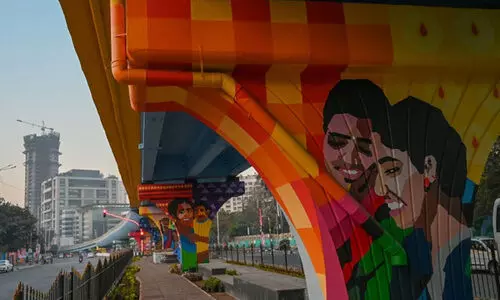 നിറങ്ങൾ കൊണ്ട് കഥ പറഞ്ഞ് ട്രാൻസ്ജെൻഡർ കലാ കൂട്ടായ്മ