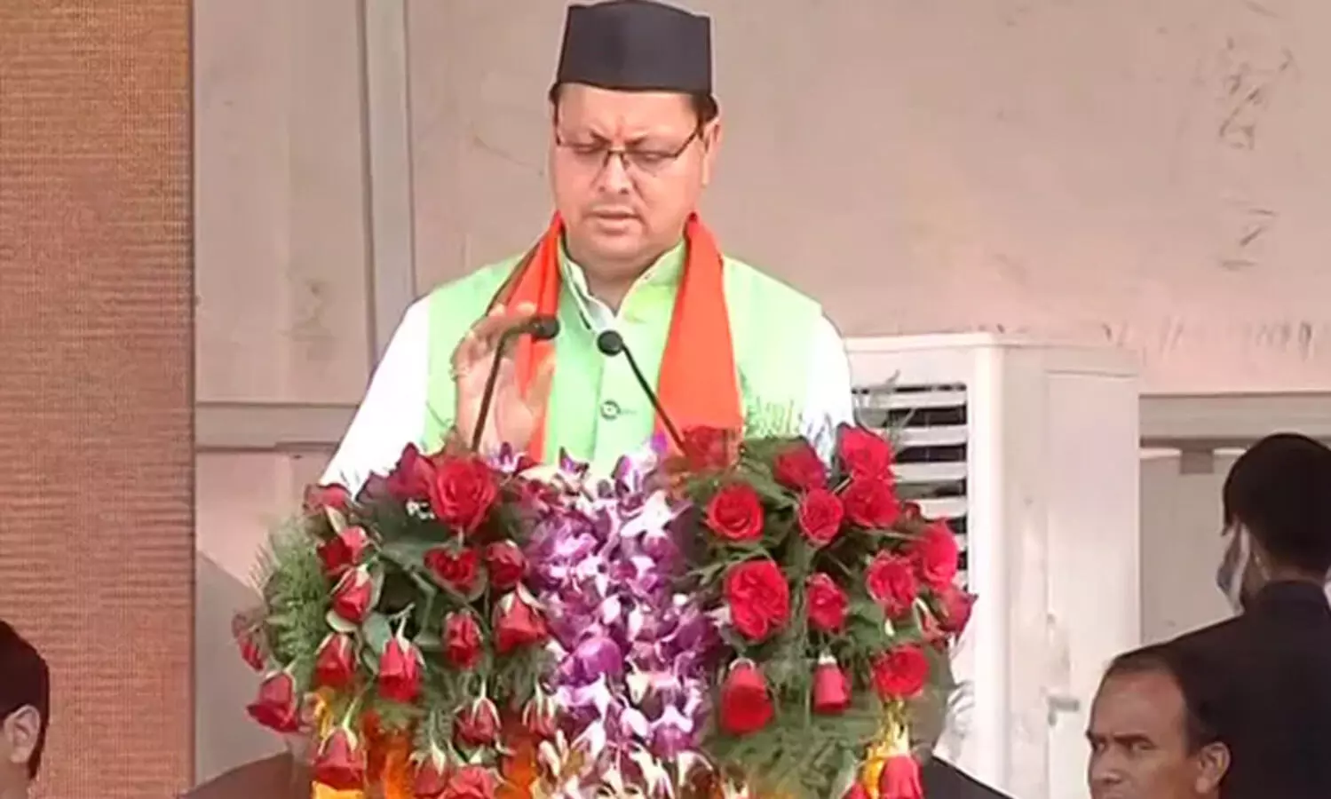 ഉത്തരാഖണ്ഡിൽ പുഷ്കർ സിങ് ധാമി അധികാരമേറ്റു; എട്ടു മന്ത്രിമാരും സത്യപ്രതിജ്ഞ ചെയ്തു