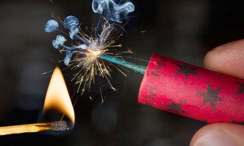 firecracker accident