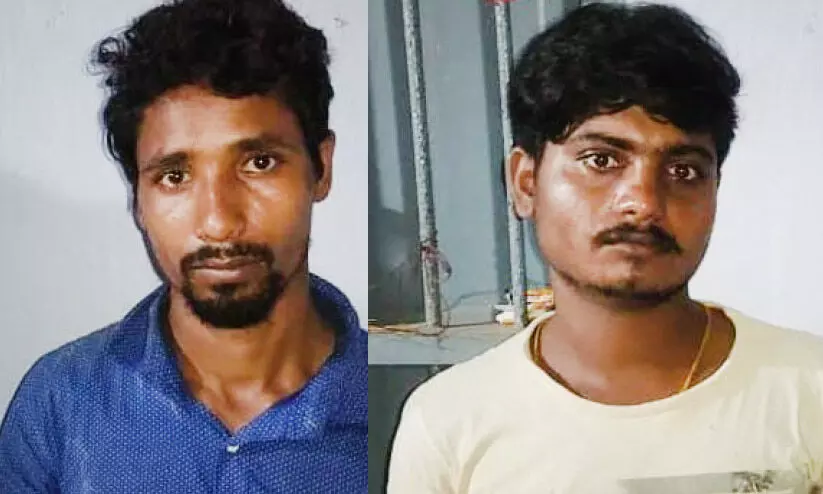 ആറ് കിലോ കഞ്ചാവുമായി രണ്ട് അന്തർസംസ്ഥാന തൊഴിലാളികൾ അറസ്റ്റിൽ