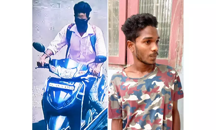 എട്ടുമാസം മുമ്പ് സ്കൂട്ടർ മോഷ്ടിച്ച യുവാവ് അറസ്റ്റിൽ എട്ടുമാസം മുമ്പ് സ്കൂട്ടർ മോഷ്ടിച്ച യുവാവ് അറസ്റ്റിൽ