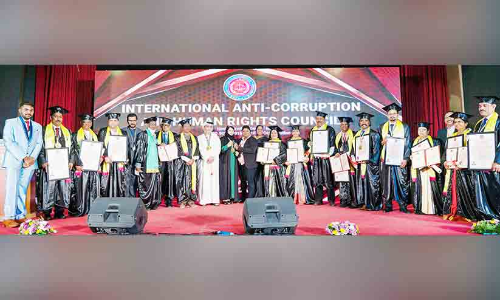 ഡോക്ടറേറ്റ്, വിമൻ അച്ചീവ്മെന്‍റ് അവാര്‍ഡ് വിതരണം