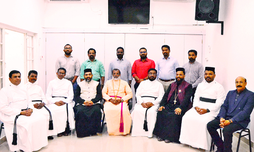 സി.എസ്.ഐ മധ്യകേരള ബിഷപ്പിന് കെ.സി.ഇ.സി സ്വീകരണം