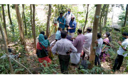 കൈ​യേ​റ്റം; അമ്മാമ്പാറയിൽ സംയുക്ത പരിശോധന