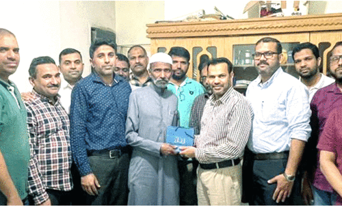 മുഹമ്മദ്കുട്ടിക്ക് കെ.ഐ.ജി ഫ്രണ്ട്സ് സർക്കിൾ യാത്രയയപ്പ് നൽകി