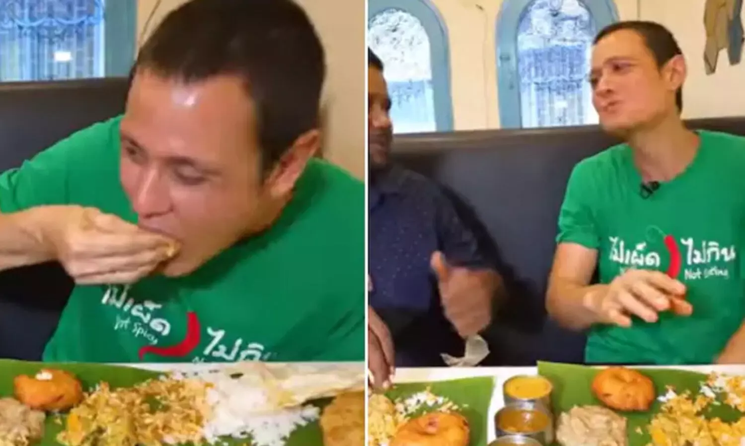 thai youtuber south indian food