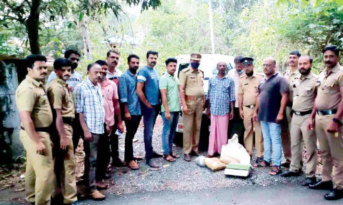 അഞ്ചുകിലോ കഞ്ചാവുമായി രണ്ടുപേർ പിടിയിൽ