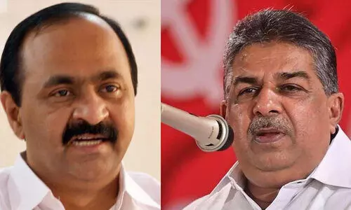 സജി ചെറിയാനെ പിൻവാതിലിലൂടെ മന്ത്രിയാക്കിയ മുഖ്യമന്ത്രിക്കുള്ള മറുപടി; രാജിവെക്കണമെന്ന് വി.ഡി സതീശൻ