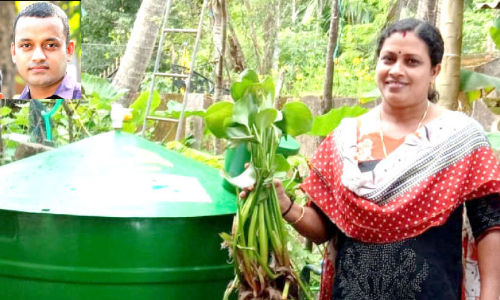 Cooking gas from kulavazha Cooking gas from kulavazha