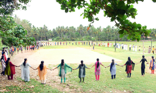 ഗ്രൗണ്ടിൽ കെട്ടിട നിർമാണത്തിനെതിരെ സംരക്ഷണ വലയം ഗ്രൗണ്ടിൽ കെട്ടിട നിർമാണത്തിനെതിരെ സംരക്ഷണ വലയം