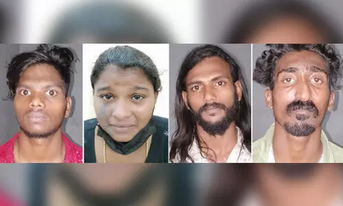 കുട്ടിയെ മറയാക്കി കഞ്ചാവ് കടത്ത്; ദമ്പതികളടക്കം നാലുപേർ പിടിയിൽ