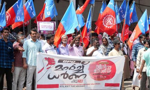 national strike march