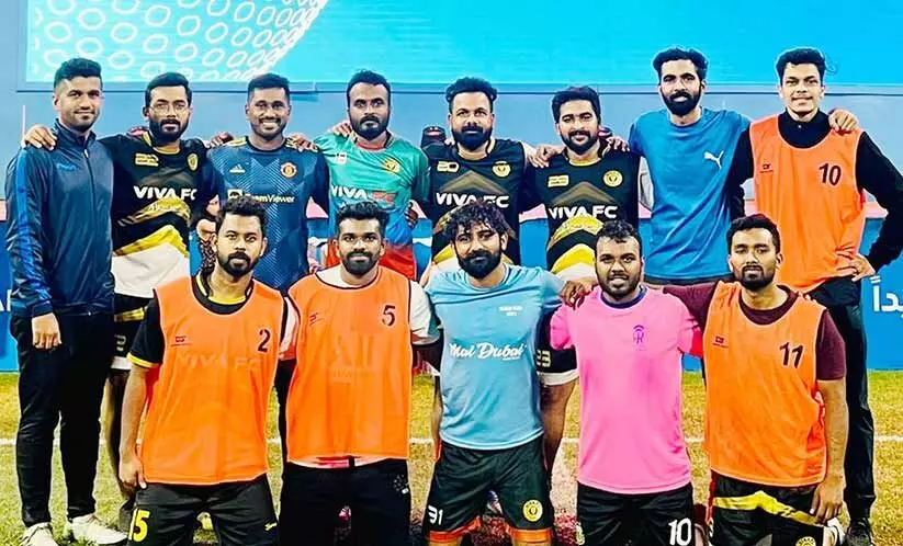 എക്സ്പോയിൽ ഫുട്ബാൾ മത്സരവുമായി മലയാളികൾ എക്സ്പോയിൽ ഫുട്ബാൾ മത്സരവുമായി മലയാളികൾ