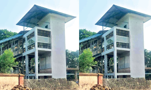 Lift at Ottapalam railway station