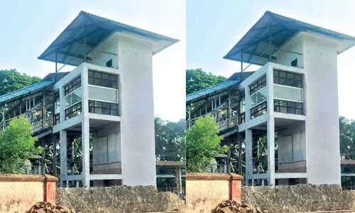 Lift at Ottapalam railway station