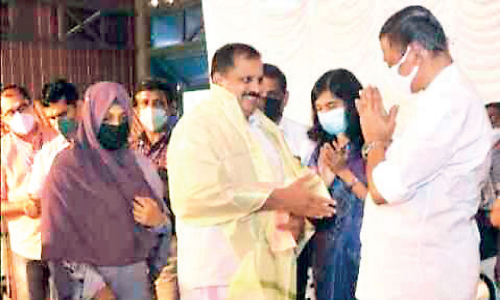 Land was provided free of cost for the Municipal Housing Scheme