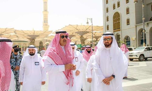 റമദാൻ ഒരുക്കം: മസ്​ജിദുന്നബവി ഗവർണറും ഹജ്ജ്​ മന്ത്രിയും സന്ദർശിച്ചു