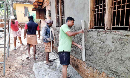 ലളിതക്ക് വീടൊരുക്കാൻ ജനമൈത്രി പൊലീസ്