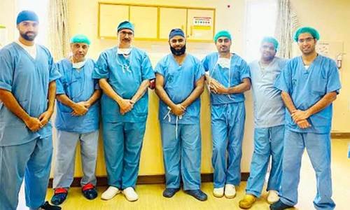 ആ​ർ​ത്രോ​സ്കോ​പ്പി​ക്ക്​ ശ​സ്ത്ര​ക്രി​യ വി​ജ​യ​ക​ര​മാ​യി ന​ട​ത്തി