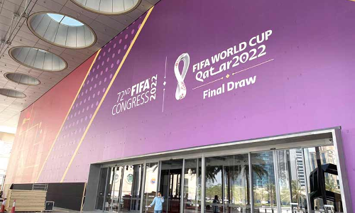 ലോക ഫുട്ബാളിനെ വരവേറ്റ് ഖത്തർ