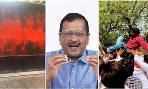 കശ്മീർ ഫയൽസിനെതിരായ പ്രസ്താവന: കെജ്‌രിവാളിന്റെ വസതിയിലേക്കുള്ള ബി.ജെ.പി മാർച്ചിൽ സംഘർഷം