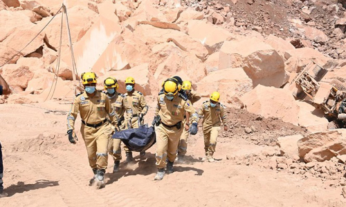 ഇബ്രി ക്വാറി അപകടം: മരണം പത്തായി