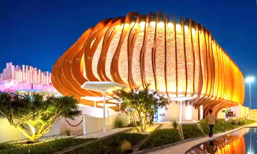 oman pavillion 1422ദു​ബൈ എ​ക്സ്​​പോ​യി​ലെ ഒ​മാ​ൻ പ​വി​ലി​യ​ൻ